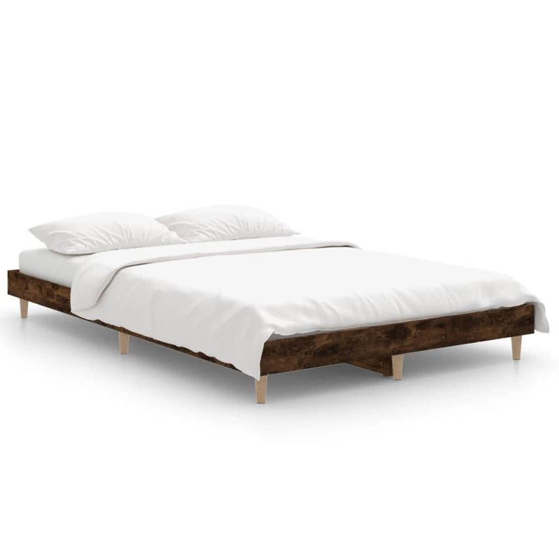 Brotherhood Bed, Smoked Oak, 120 x 190cm