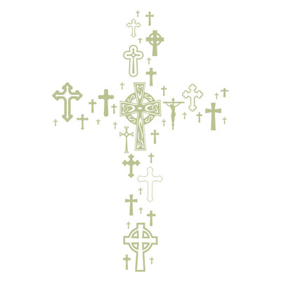Décalcomanie murale cross collection