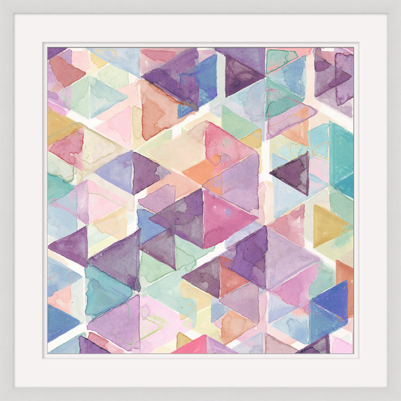 Isocèle 1 - Peinture encadrée