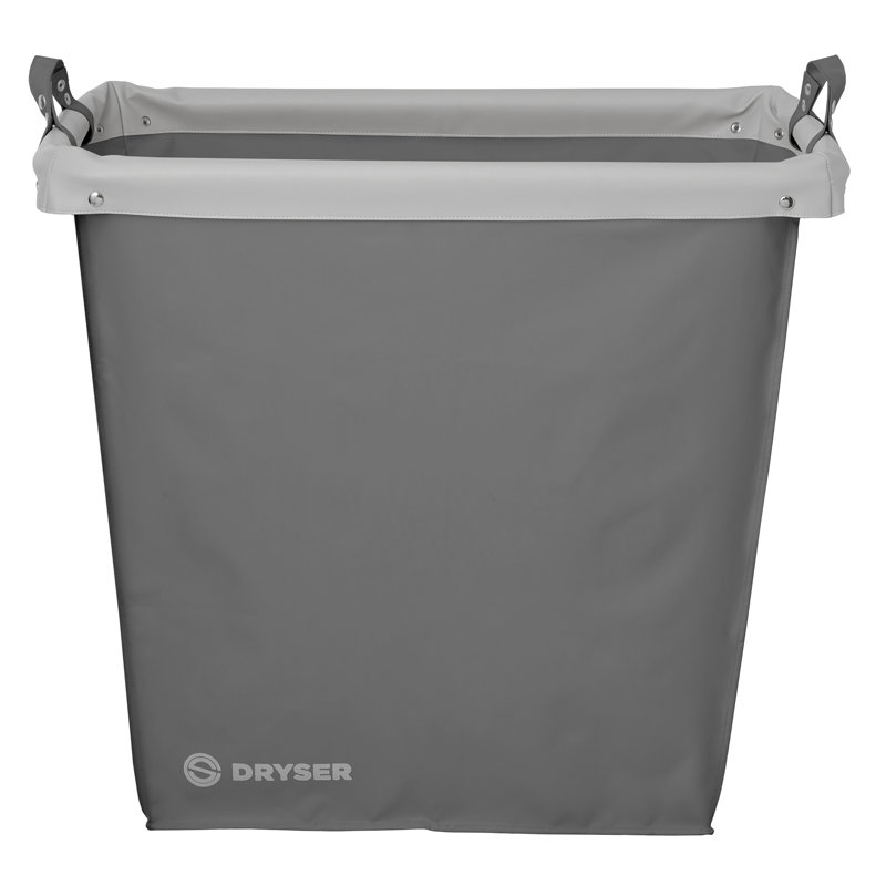 Canvas Laundry Hamper, Gray