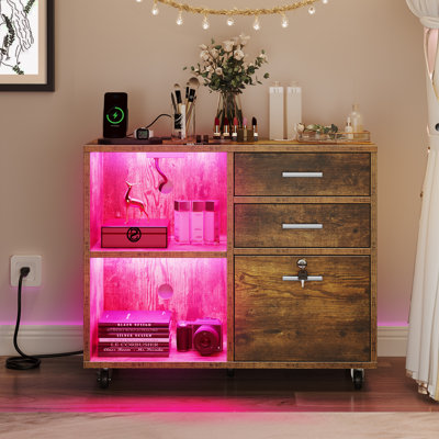 Mellinda 35'' Wide 3 - Drawer Filing Storage Cabinet