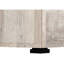 Bureau en stratifié beige avec accoudoirs contemporains en métal taupe de 48 po
