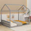 Lit en bois avec tête de lit-65295046