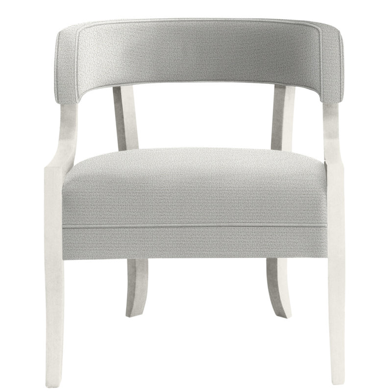 Thom Filicia Home 25"Otisco Chair, Casa Blanca, Callaloo Cotton