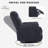 Set Of 2 Comfortable Corduroy 360° Swivel Glider Casanova Chairs-1437460860