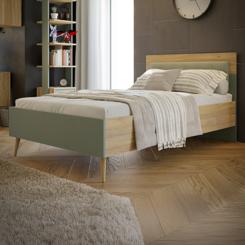 Rauchtown Bed, Single (3'), Beige/Sage