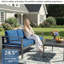 Aluminum Patio 5 Seats Modern Outdoor Furniture With Coffee Table-57847080