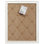 Tableau d'affichage mural antique en tissu de lin blanc, tableau d'affichage 21 po x 27 po, grand tableau d'affichage en toile de jute