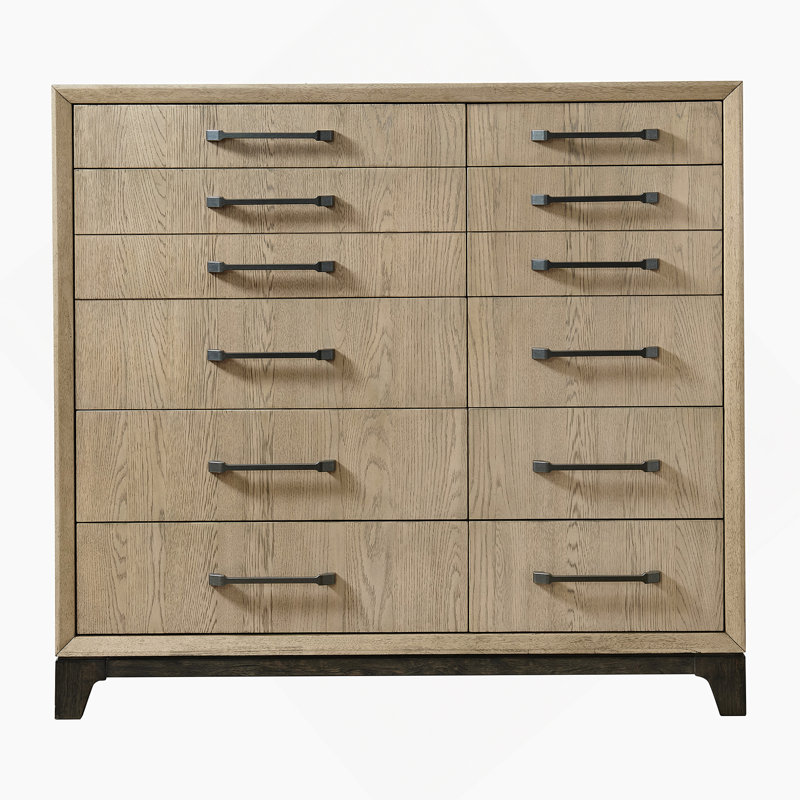 Commode en bois avec 10 tiroirs