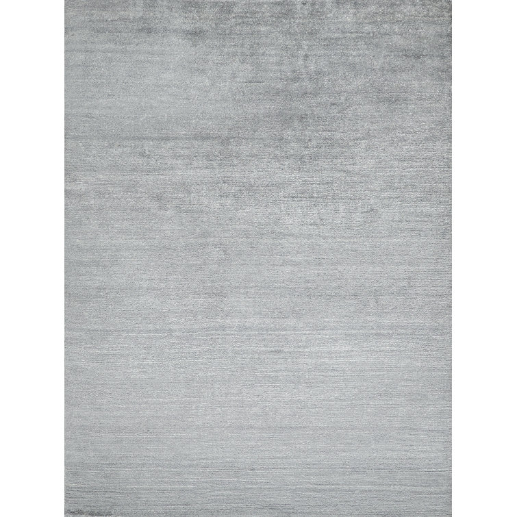 Plush Area Rug in Dark Silver