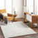 Khlani Kaja Southwestern Cream Shag Area Rug
