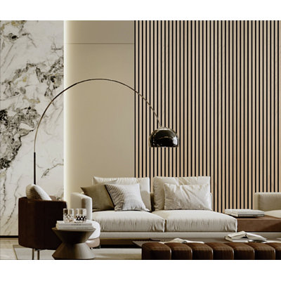 Acousti wall panel - Oak 2400x600mm - 4 pack
