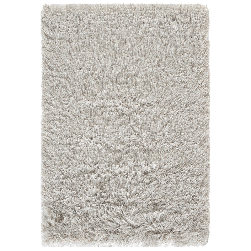Morrell Shag Hand Tufted Performance Solid Color Rug, Rectangle 2' x 3'