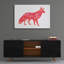  «Fox» par Erin Clark, art mural en verre acrylique, 16 po x 12 po-886197001