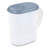Sterilite Plastic Lidded Pitcher with Clear Base and Handle, Washed Blue, 6-Pack