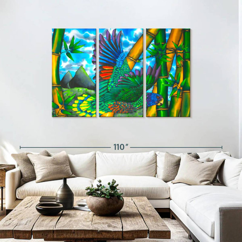 Brampt Untamed Saint Lucia, 48" H x 74" W
