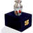 Beautiful  Cardinal Couple Bird Keepsake Urn - Memorial For Human Ashes With Velvet Box Bag - Peaceful Engraved Mini Affordable Urn
