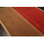 Tapis rouge / brun en laine noué à la main de conception unique 9 pi 1 po x 11 pi 9 po années 1970