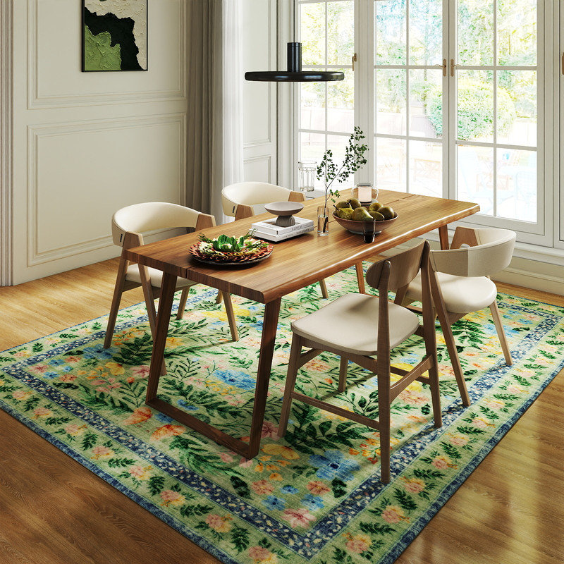 Tapis d'inspiration florale Botanical