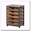 Armoire de rangement avec tiroir en bois