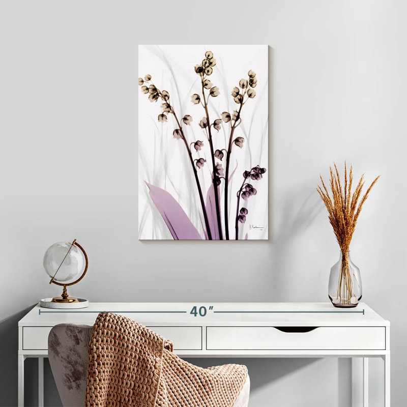 Harnek muguet en fleur, H 24 po x l 16 po