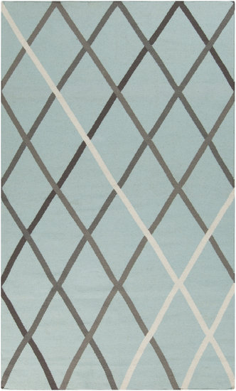 Araliya Wool Geometric Indoor Rug, Rectangle 3'6" x 5'6"