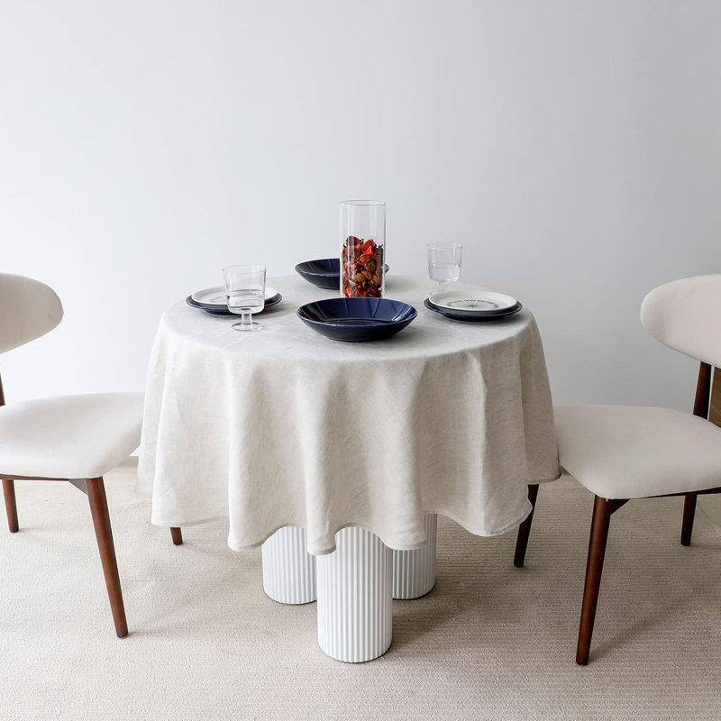 Nappe texturée 100% lin, Lin lin