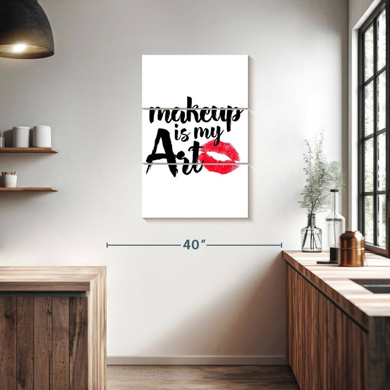 Maquillage de Shuttleworth est mon art, H 38 po x l 24 po