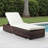Outopee Wicker Patio Chaise Lounge with Cushion-1554721955