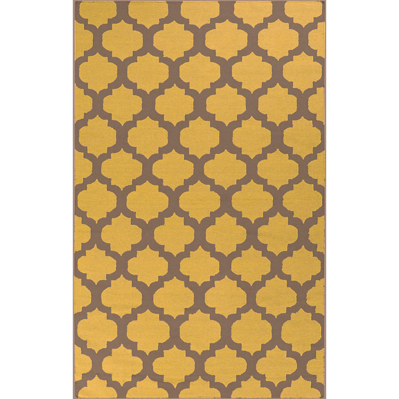 Wool Geometric Indoor Rug, 2' x 3'