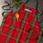 Christmas Apron Christmas Plaid Cotton Apron Sets