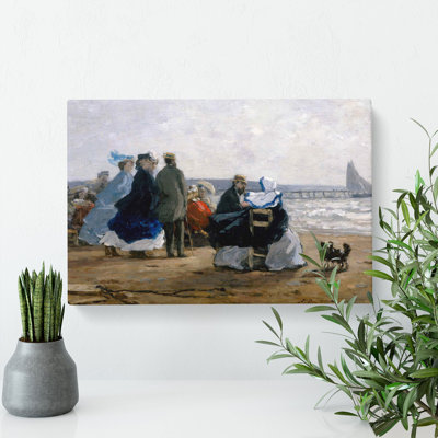 Beaulieu by Eugene Boudin - Wrapped Canvas
