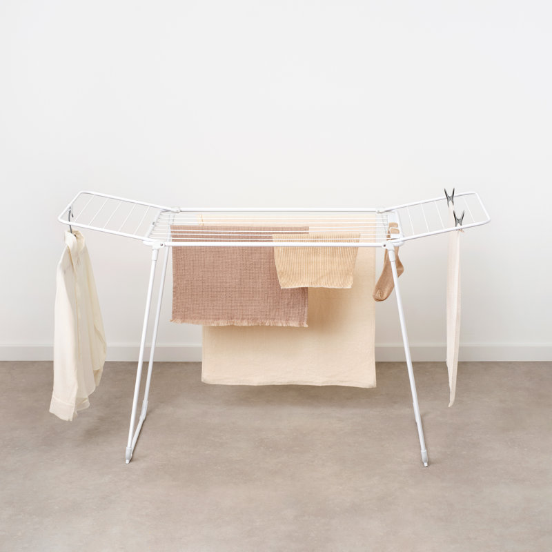 Brabantia Hangon Drying Rack Too, 97cm H x 159cm W x 58.8cm D, White
