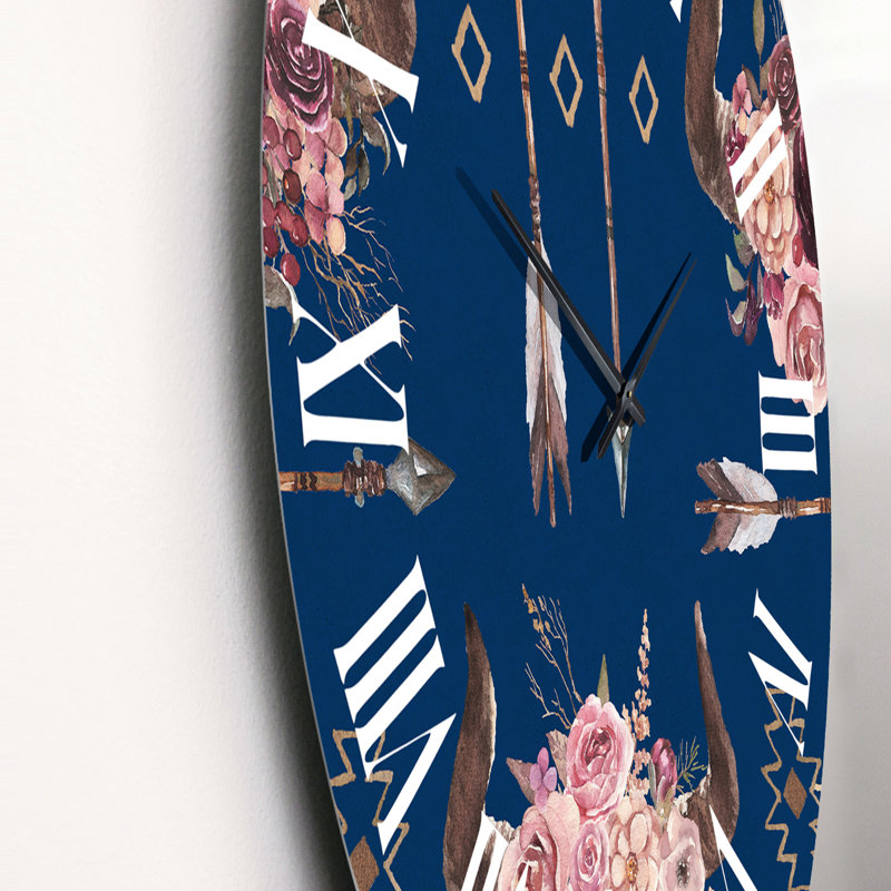 Horloge murale boho, Grand