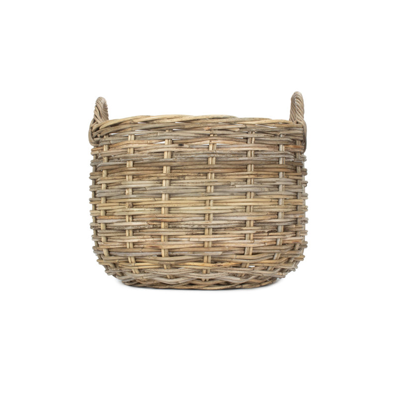 Wicker Rattan Log Storage Basket