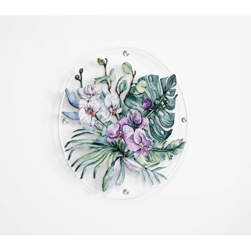 Handmade Plants & Flowers Wall Decor on Acrylic