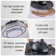 Crystal Pendant Lights  Smart Ceiling Fan with Light Kit and Remote Control,6 Wind Speeds，3-color Lighting，DC Motor