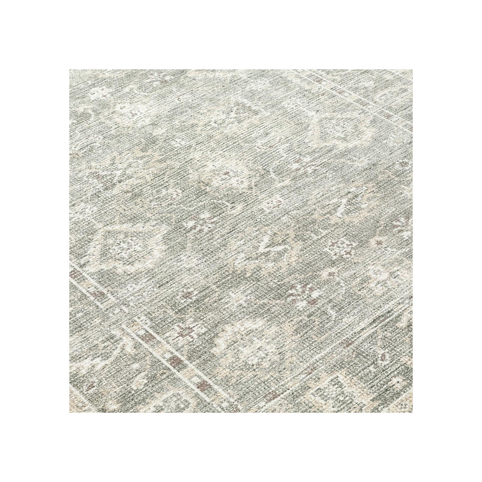 Galey Alix x Livabliss Collins Avenue I Indoor Machine Woven Area Rug, Rectangle 9'11" x 14', Gray