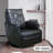 Ergonomic 360°Rotating Recliner with Wide Backrest-184704737