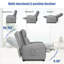 Fauteuil de massage inclinable électrique