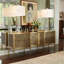 Fluted Crystal Column Table Lamp