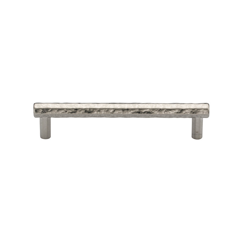 Poignée d'armoire martelée Mystic, Nickel rétro, 7 9/16"