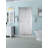 Belmore 72" x 72" Hinged Frameless Shower Door-100965365-100965367