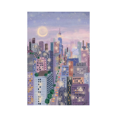 " Cityscape I " by Joy Laforme Painting Print