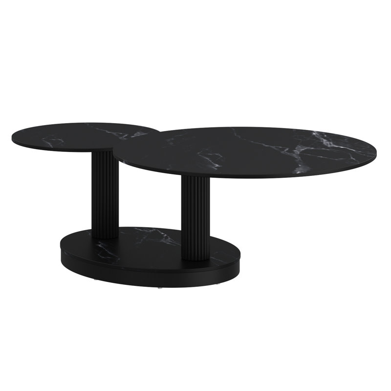 Table basse Contemporary, Noir, noir, noir, noir