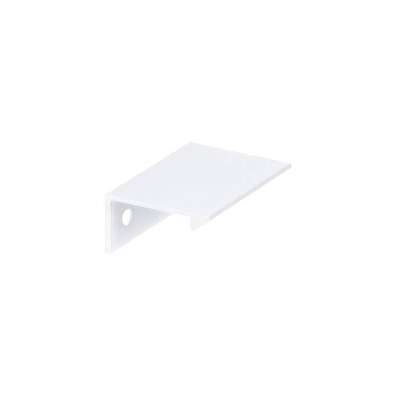 Tirette 1 1/4 po, Blanc mat, 1 1/4"