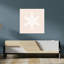 «Delicate Winter Snowflake Abstract Contemporary Landscape Nature», reproduction d'art murale-1197176654