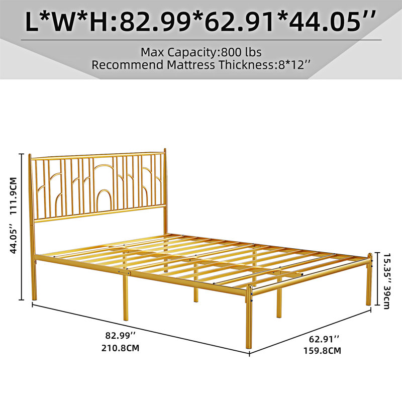 Metal Platm Bed Frame