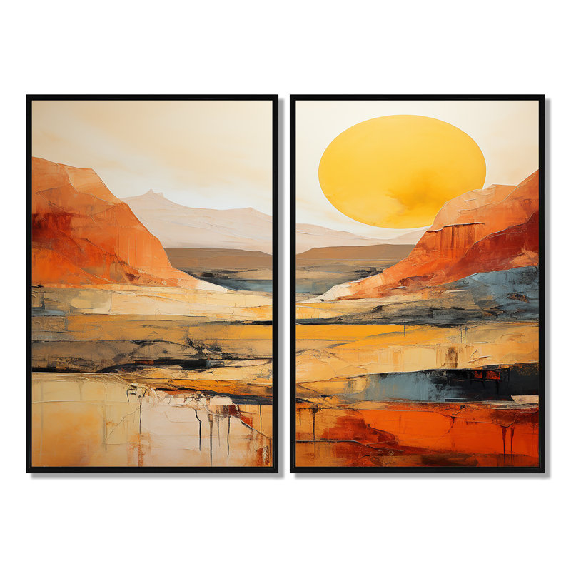 Marivell - Art mural traditionnel, Black, 36" H x 48" W, Impression encadrée flottante
