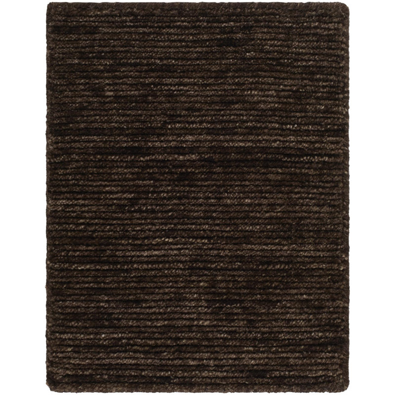 El Corte Hand Loomed Area Rug, Rectangle 12' x 15', Brown